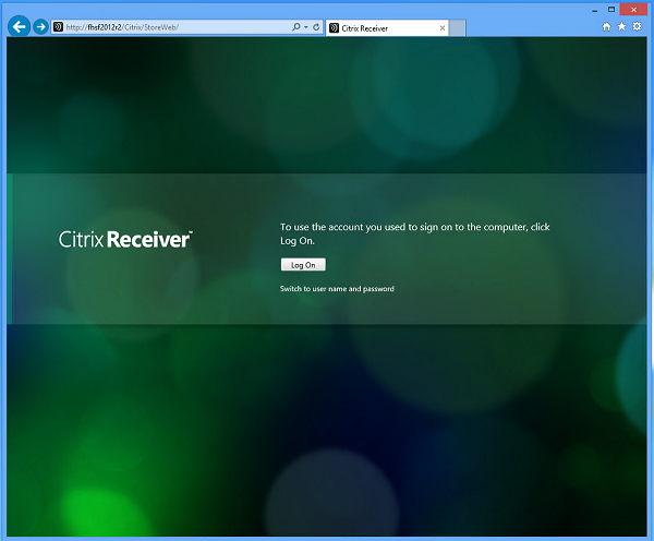 citrix receiver for mac pass through authentication